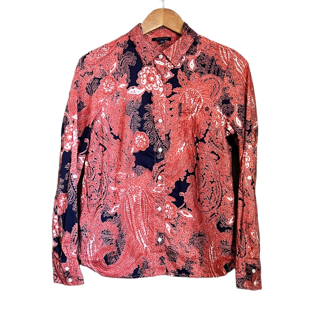 Tommy Hilfiger Pink Long Sleeve Button Down Shirt